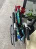 斯途玛（SDOMA）中进高端航空铝合金轮椅代步手推车助力行折叠轻便携瘫痪老人旅游 【防震舒适款】升级大轮+活力橙10KG 实拍图
