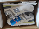 新百伦男鞋官方秋冬季运动鞋子女鞋休闲情侣N字574阿甘复古登山慢跑步鞋 574米白升级版 42 实拍图