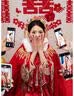泰勒马丁秀禾服披风2025年新款秋冬保暖毛领结婚新娘披肩御寒斗篷长款外套 1022斗篷 均码 实拍图