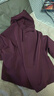 2025春季新款女士超好看外套休闲显瘦短款百搭抽绳连帽防风上衣 酒红色 【双层/卡码拍大】 2XL 【建议140-155斤】 实拍图
