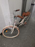 飞鸽（FG FLYING PIGEON）儿童自行车7-12岁自行车儿童单车小孩自行车成人通勤车自行车学生 标配珍珠白|单速|辐条轮+礼包 24寸适合150-170cm 实拍图