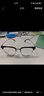 蔡司（ZEISS）镜片近视眼镜框男半框防蓝光辐射可配带散光度数眼睛女钛合金镜架 升级钛材 黑银 配colorein镜片1.67防蓝光0-1000 实拍图