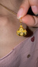周六福弥勒佛公足金999黄金吊坠女生日礼物计价AA041339 不含链 约2.53g 实拍图