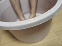 五月花泡脚桶加深24cm*1只装洗脚桶家用足浴桶洗脚泡脚盆塑料盆水桶 实拍图