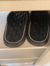 洁丽雅买一送一踩屎感拖鞋女夏季室内家居情侣浴室洗澡防滑防臭凉拖鞋男 白色+黑色 38-39 女+男40-41 实拍图