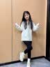 猫人2026新款纯棉长袖白色T恤女士内搭上衣大码情侣百搭春夏季打底衫 实拍图