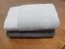 三利7A抗菌加厚毛巾纯棉100%纯棉A类男士洗脸吸水大面巾 深灰+浅灰 实拍图