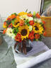 冉子花坊鲜花速递同城配送向日葵混搭抱抱桶玫瑰送女友爱人生日礼物真鲜花 抱抱桶混搭 实拍图