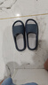回力居家男士拖鞋室外穿四季防滑臭沙滩凉拖鞋HL02331蓝灰色40-41码 实拍图