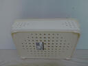 名创优品同款 杂物收纳筐塑料桌面收纳盒厨房橱柜零食玩具整理筐 奶油色/白色矮款中号 实拍图