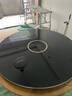 富得莱饭菜保温板加热菜板暖菜板圆形家用智能多功能带火锅电磁炉自动恒温餐桌旋转盘神器 语音黑100cm电动旋转电磁炉火锅 实拍图