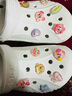 卡骆驰（CROCS）洞洞鞋贝雅男鞋女鞋轻便耐磨一脚蹬拖鞋休闲鞋|10126 白-100 39 (240mm) 实拍图