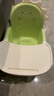 兔可图宝宝餐椅婴儿餐桌椅儿童成长椅靠背椅吃饭家用小凳子幼儿园小椅子 奶绿+餐盘【适合1-12岁】 实拍图