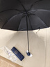 天堂 防紫外线晴雨伞三折星河黑胶防晒太阳伞遮阳伞两用伞 深藏青 实拍图