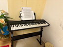 特伦斯（Terence）智能电子琴成人儿童初学者61键TS03电钢琴入门钢琴键盘 典雅黑+琴包+琴架 实拍图