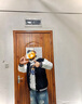佘曼莱美式重磅卫衣男2024春秋款新款加绒连帽宽松上衣服外套男装中山 浅灰色 XL 实拍图