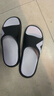 匹克态极拖鞋男鞋夏季外穿运动拖鞋篮球防滑凉拖女款户外沙滩鞋涉水鞋 【男款】撞色-黑色/大白 43 实拍图