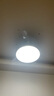 欧普（OPPLE）风扇灯吊扇灯24瓦LED照明低噪音餐厅卧室吊灯灯具包安装 冰风白 实拍图