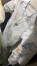 爆款幼儿连体衣夹棉薄棉长袖哈衣宝宝保暖爬服婴儿衣服秋冬新款 40g薄棉-深海精灵 80cm 实拍图