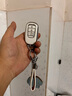 S.CHUANG适用本田钥匙套十代半雅阁思域英诗派XRV缤智CRV冠道皓影飞度车扣 E款【时尚白】配车标皮绳 实拍图