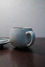 雅瓷汝窑茶杯办公室陶瓷杯子带盖喝茶泡茶杯小青杯礼盒装 汝窑小青杯 340ml 1只 实拍图