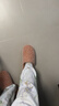 优调棉拖鞋女乳胶防踩塌厚底抑菌防臭居家秋冬保暖情侣拖鞋男 棕44-45 实拍图