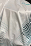 川崎（KAWASAKI）羽毛球服套装夏款运动速干短袖T恤训练队服A1806 男款白黑 2XL 实拍图