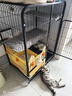 爱咪宠猫笼子猫窝别墅隔离带厕所一体适合大猫柜超大号家用自由空间猫笼 大三层-多层分区生活-猫猫大别墅 猫厕款：猫砂盆带铲+吊床 实拍图