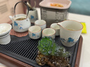 瓷牌茗茶具 汝瓷茶具泡茶器全套家用功夫茶具办公室送人茶道瓷器整套 锦绣江山提梁壶10件+茶道+观云盘 实拍图