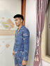 俞兆林睡衣男纯棉春秋季男士长袖男生大码套装冬天家居服全棉25年新款 NSJYI-8514（100%纯棉） 2XL （建议150-175斤） 实拍图