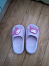 猪爸爸儿童拖鞋女童夏季2025新款室内防滑6-12岁三丽鸥宝宝亲子拖鞋紫21 实拍图