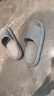 蕉内301H拖鞋男女士浴室洗澡防滑踩屎感情侣家居凉拖鞋抗菌防臭可外穿 【厚底版】浅灰 43-44 实拍图
