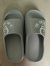 大嘴猴（paul frank）拖鞋男室内外情侣厚底软弹户外运动凉拖鞋深灰40-41PF683 实拍图