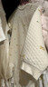 婧麒（JOYNCLEON）婴儿保暖连体衣秋冬季宝宝夹棉衣服哈衣新生儿空气棉睡衣爬服 斜开汽车小树 90cm 实拍图
