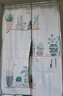 迪茵门帘布艺隔断帘帘子卧室卫生间免打孔布帘 分片清新绿植85*120cm 实拍图