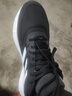 阿迪达斯 （adidas）男鞋跑步鞋 25秋季新款缓震轻便登山运动鞋网面透气低帮休闲鞋子 黑白/缓震透气/新到货 41 （内长255mm） 实拍图