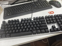 达尔优（dareu）EK815机械合金版机械键盘 有线键盘 游戏键盘 108键 单光 多键无冲 吃鸡键盘黑银红轴 实拍图