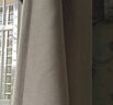水星家纺窗帘遮光客厅卧室5A级抗菌挂钩窗帘慕芸130宽×180高cm1片奶油色 实拍图