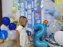 倍欢喜 生日场景布置卡通气球桌飘背景墙儿童生日快乐发光装饰灯光拉旗 太空人桌飘生日布置套装 实拍图