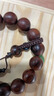 琅清海南黄花梨手串男士手链老料紫油梨正品高端佛珠文玩收藏级15mm 实拍图