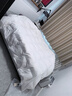 无印良品100%白鹅羽毛绒丝被子冬被约8斤【填充2800g】200*230cm扭花白 实拍图