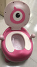 世纪宝贝（babyhood）大眼仔座便器 儿童小马桶坐便器 男女宝宝便携小便盆 PU软垫107粉 实拍图