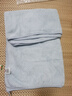 洁丽雅（Grace）7A抗菌浴巾菠萝格A类吸水柔软亲肤成人男女士通用洗澡裹巾 雾霾蓝 实拍图