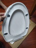 马桶盖家用通用加厚坐便器盖板老式马桶圈U型V型座便坐圈盖子配件 V型【承重王款】马桶盖 实拍图