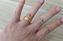 六福珠宝黄金戒指承诺足金实心情侣新年礼物 计价 约5.25克-女款 实拍图
