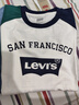 李维斯（Levi's）儿童装长袖T恤秋季新款男童女童上衣宝宝打底衫 糖果白 160 /76 【建议身高152-158cm】 实拍图