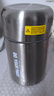 哈尔斯（HAERS） 焖烧杯316不锈钢焖烧壶焖烧罐闷烧保温饭盒便当带饭盒儿童成人 本色【配杯套+餐具】750ml 实拍图