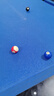 英辉（INVUI）台球子黑8中式台球桌球美式球花式十六彩大号桌球标准球57.2mm 实拍图