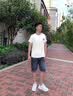 啄木鸟短裤男夏季薄款冰丝休闲宽松牛仔短裤青年2026新款直筒五分中裤 蓝灰色 31 （建议125-140斤） 实拍图