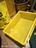 固乡周转箱塑料长方形加厚养鱼养龟物流胶箱大号储物收纳盒筐 黄色QL-ZZX-YA4箱410*305*147mm个 实拍图